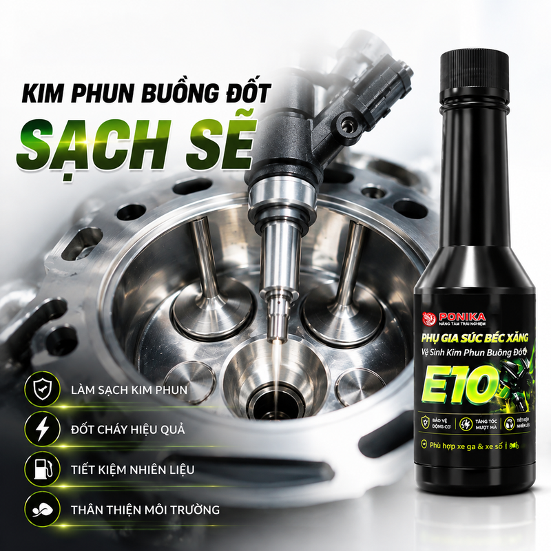 Làm sạch kim phun buồng đốt