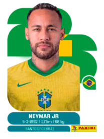 Figurinha Neymar JR