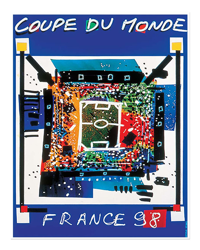 優勝予定記念ポスター　1998 1998 World Cup France Poster - for icon_manchester A2 | eBay UK