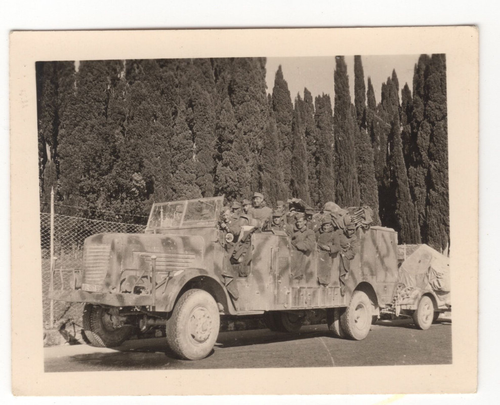 Fotos LKW BÜSSING 4500 Allrad ITALIEN 1944 Tarna