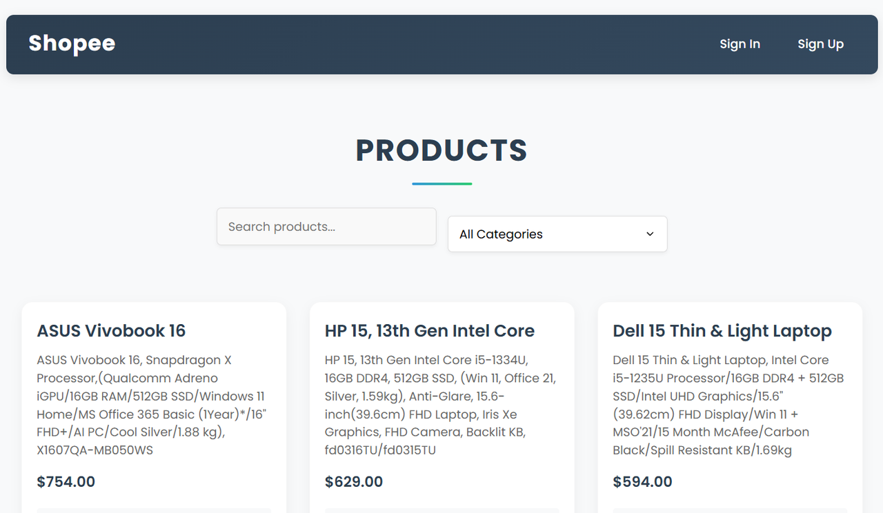 E-commerce Platform
