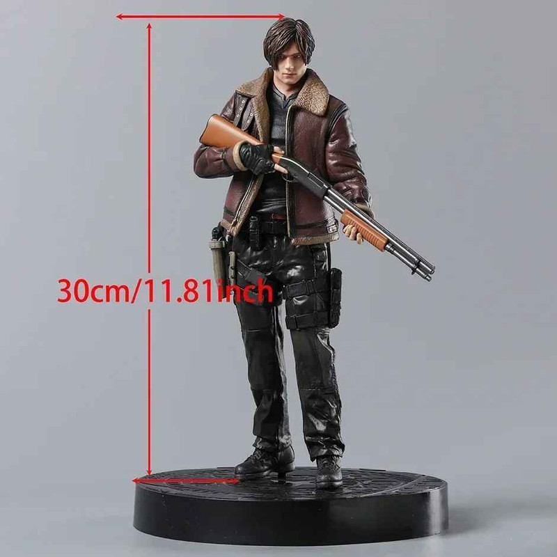 Resident Evil Biohazard Leon S. Kennedy Statue 30cm PVC