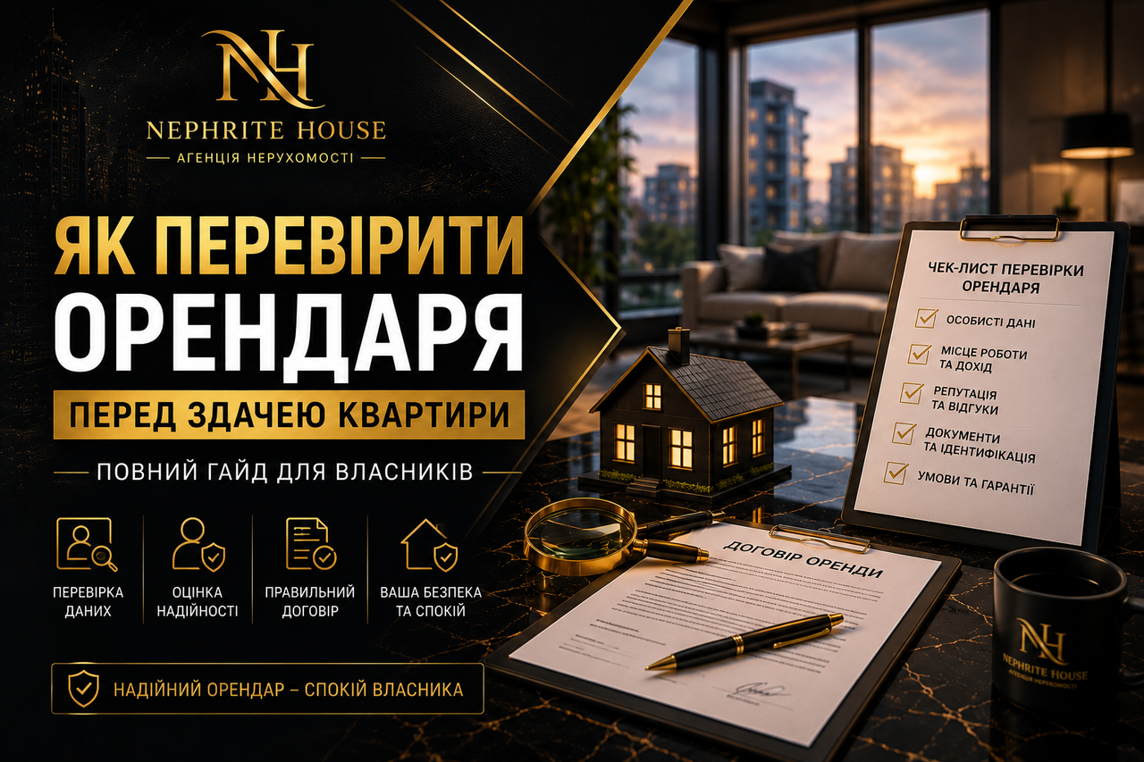 Як перевірити орендаря перед здачею квартири