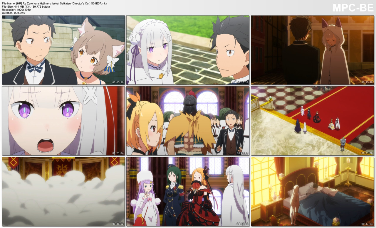 [HR] Re Zero kara Hajimeru Isekai Seikatsu (Director's Cut) S01E