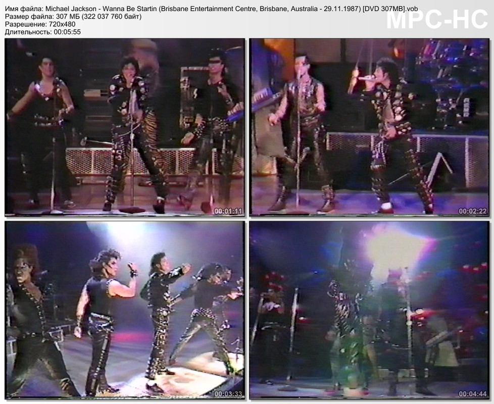 Michael Jackson - Wanna Be Startin (Brisbane Entertainment Centr
