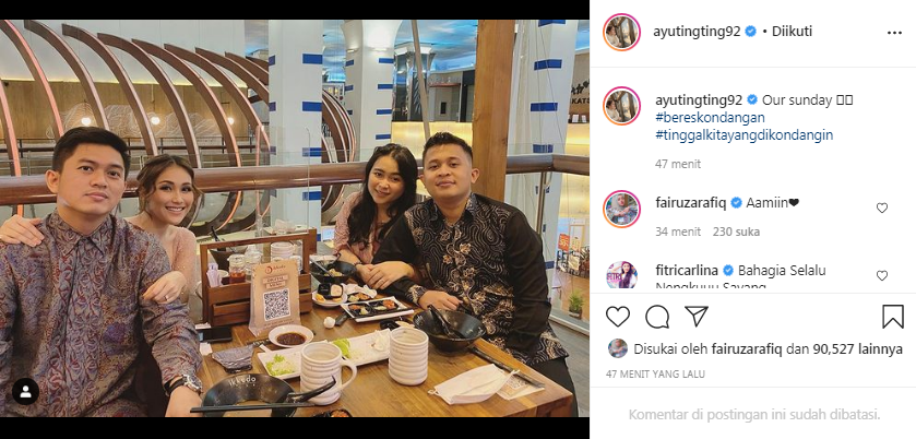 Ayu Ting Ting, Adit Jayusman, Syifa, dan pacarnya