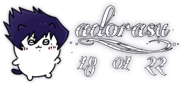 art by hioriyofan on twitter
alt text : adorasu 18.01.22