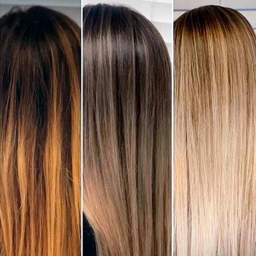 Lighten already bleached hair