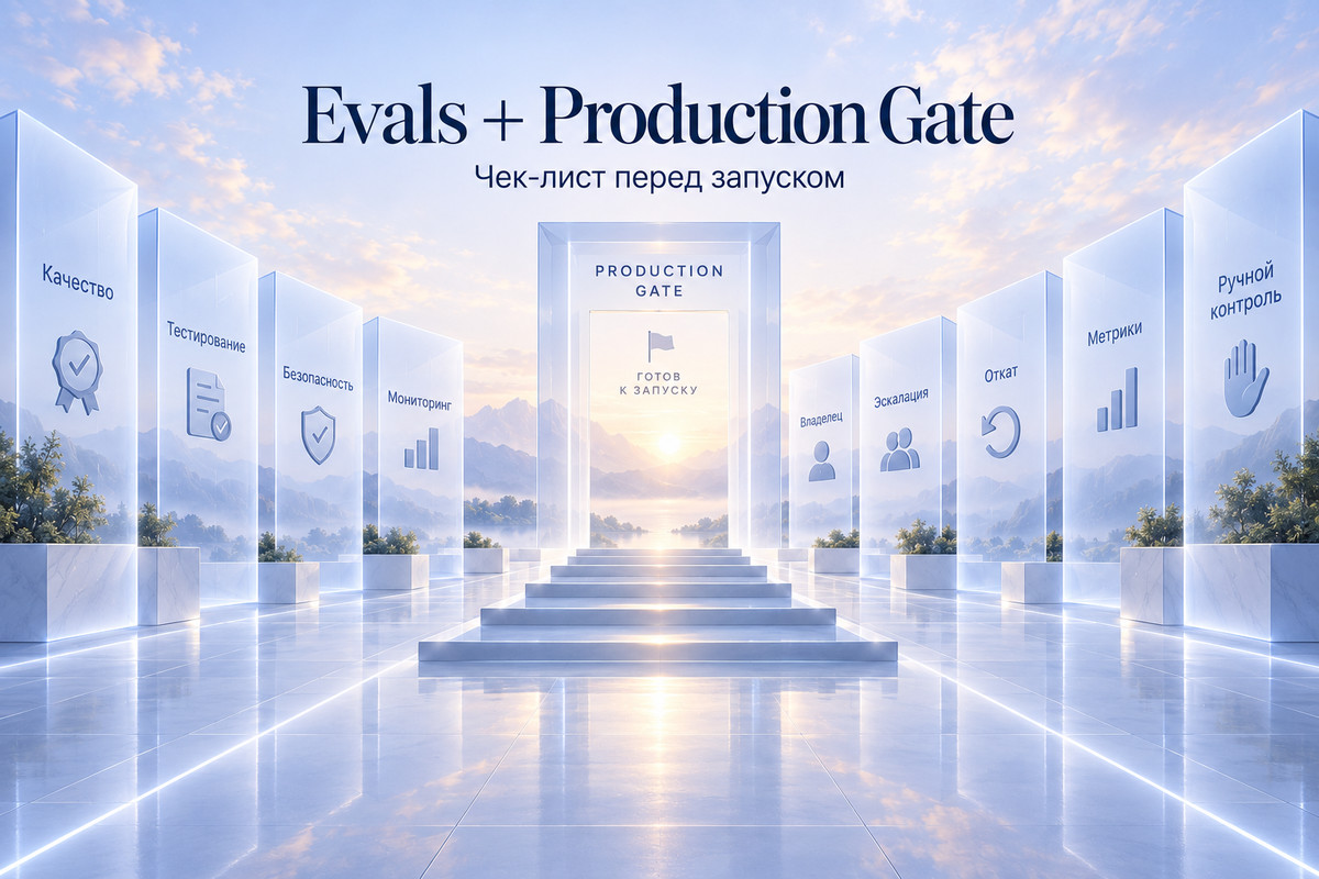 Evals и Production Gate перед запуском ИИ-агента