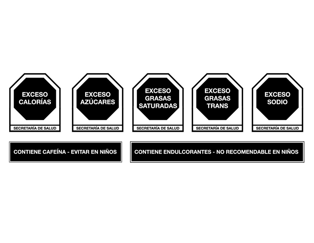 Van por etiquetado de advertencia para cosméticos