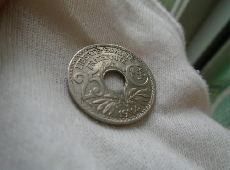 25 Centimes 1914. República Francesa. 20191010-203202