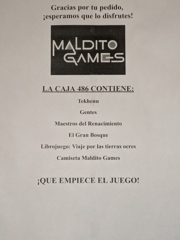 Caja Misteriosa de Maldito Games