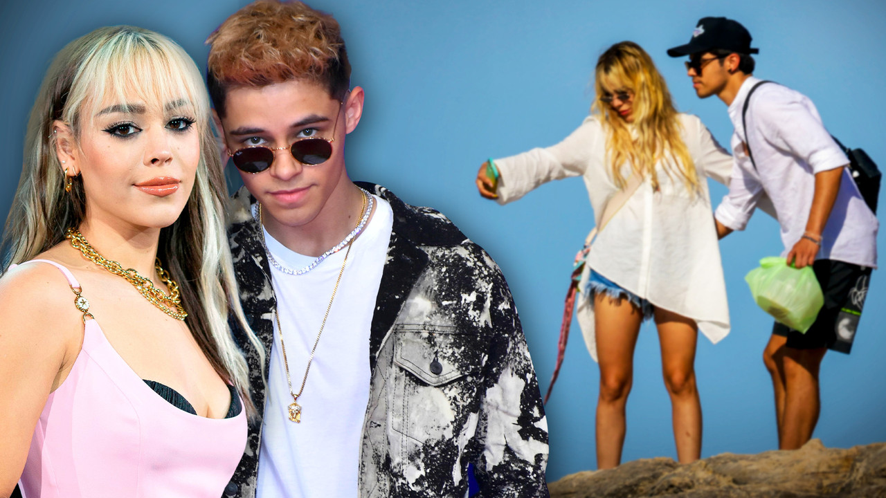 Danna Paola asegura que no ha sufrido maltrato con su novio Alex Hoyer