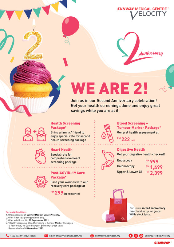 Enjoy Health Screening Packages At Sunway Medical Centre Velocity