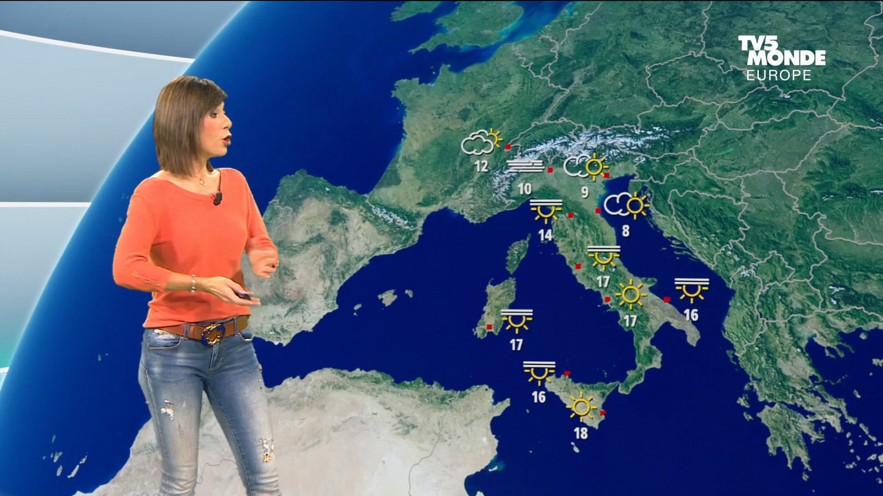 12.30 - 17.25.00 - Météo TV5 FBS. Le bulletin météorologique internat....ts_snapshot_05.56.093