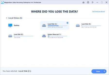 Magoshare Data Recovery Enterprise 4.4 Technician Portable