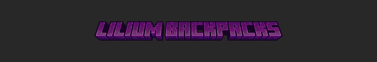 Lilium Backpacks Banner