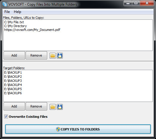VovSoft Copy Files Into Multiple Folders 4.1 Multilingual