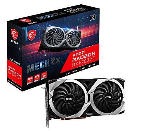 Amazon: RX 6700XT - MSI MECH 12 GB 
