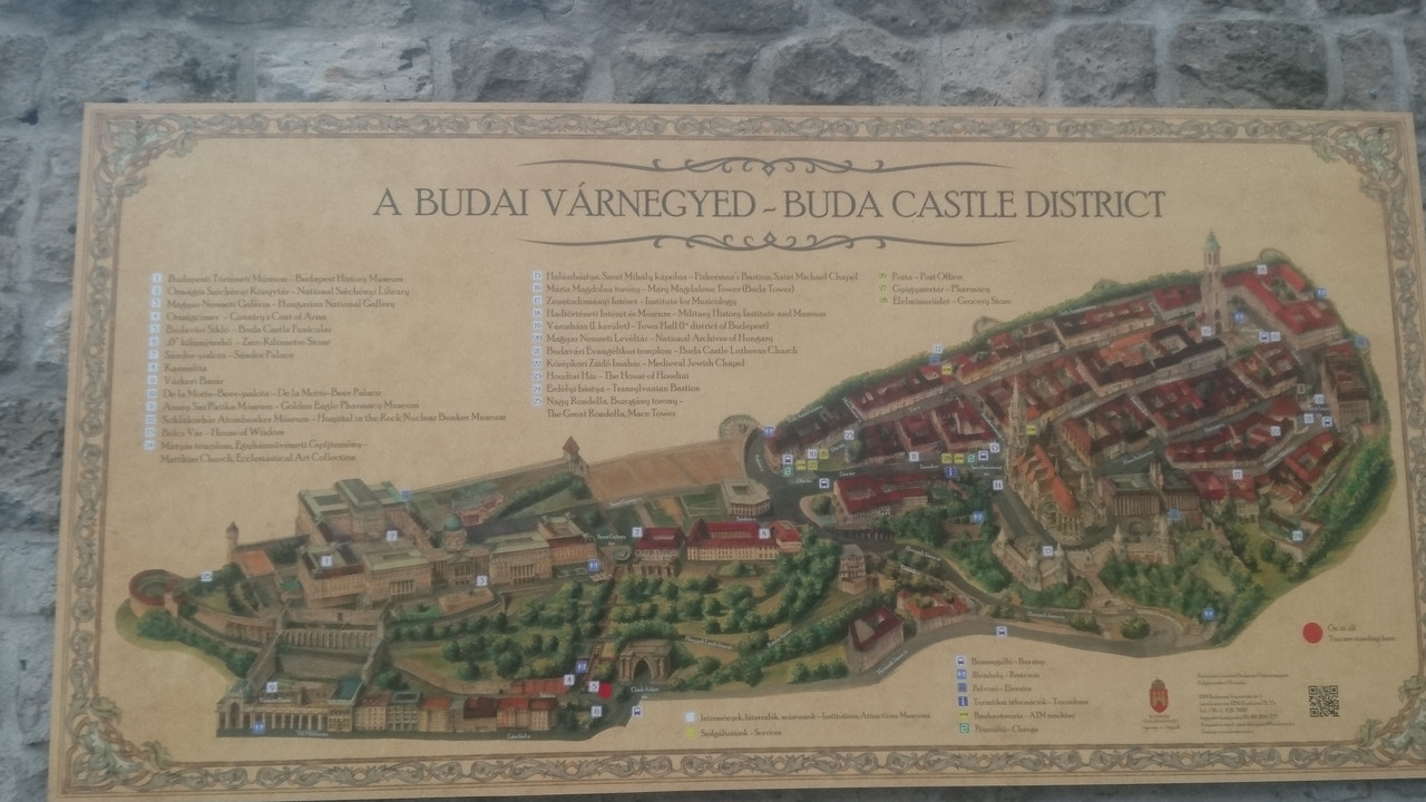 Map of Buda Castle