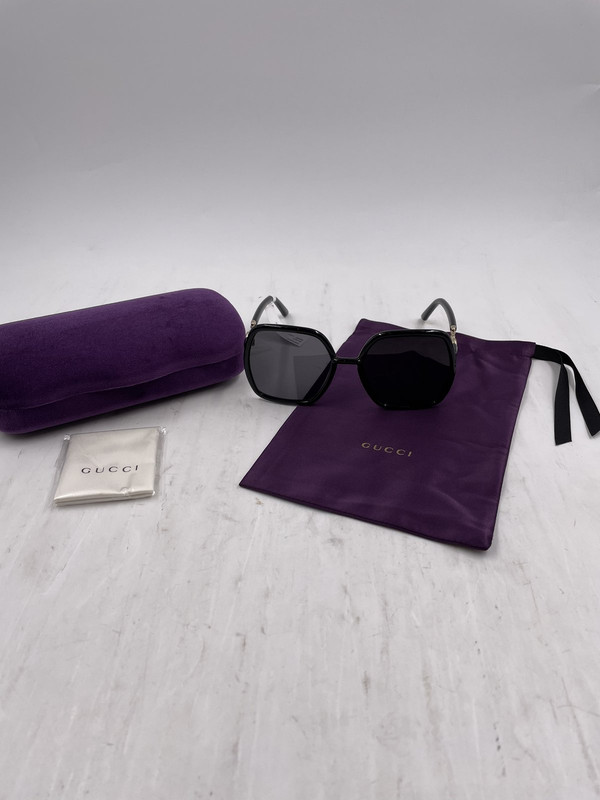 GUCCI SUNGLASSES BLACK GG0890S 55-19-140 WOMEN PURPLE CASE | MDG Sales, LLC