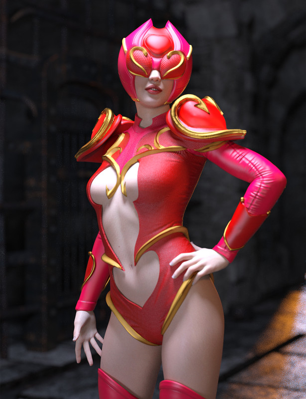 Angel Heart Outfit for Genesis 8 Females Angel Heart Outfit for Genesis 8 Females