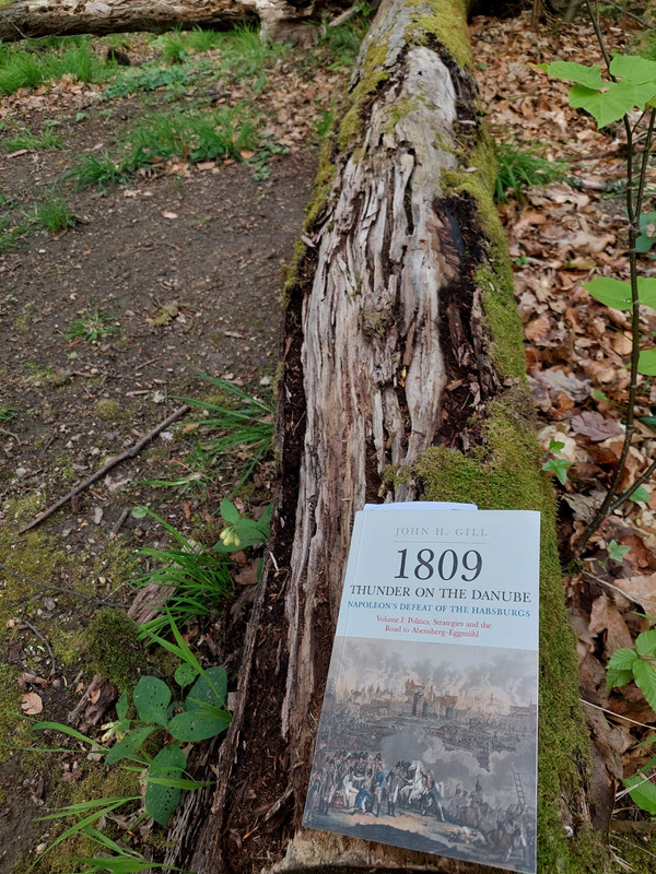 Joh Gill on a log