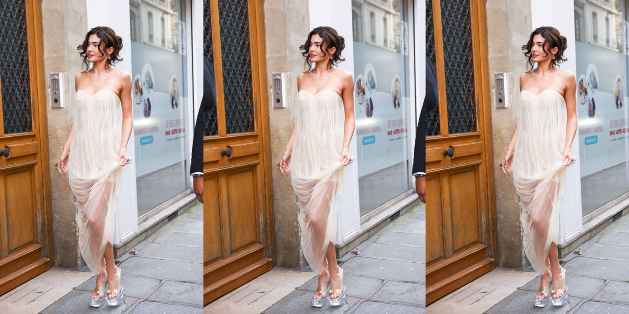 Kylie Jenner Wows In A White Dress