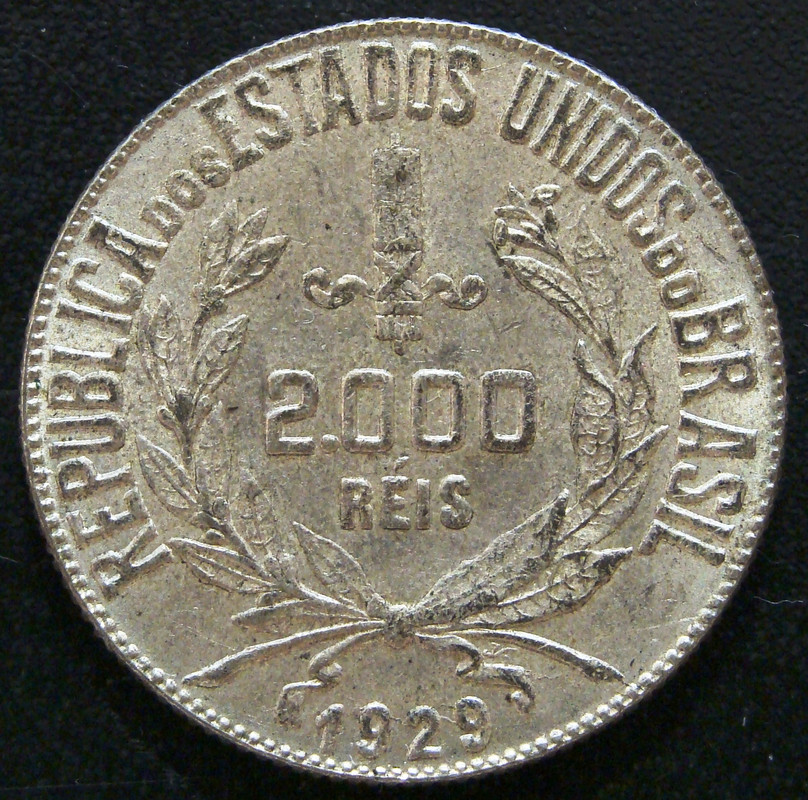 2000 Reis. Brasil (1929) BRA-2000-Reis-1929-anv