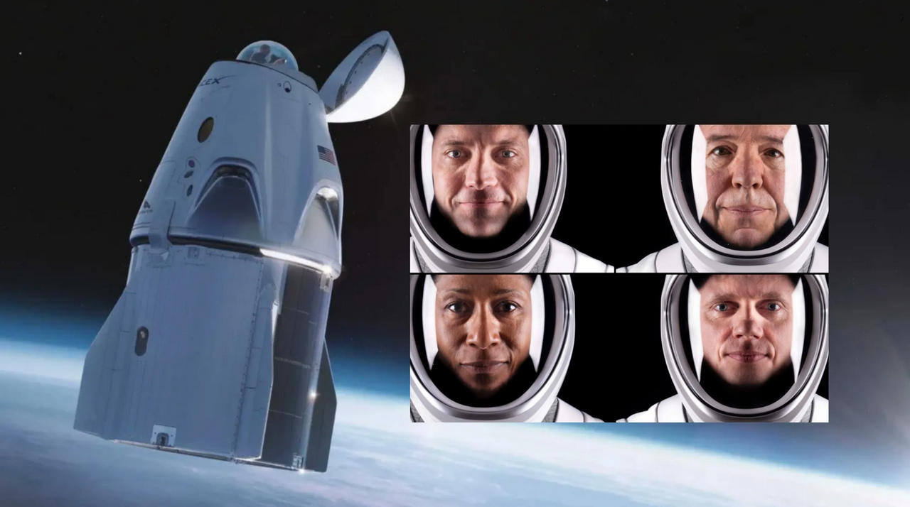 SpaceX lanza a cuatro astronautas a la Estación Espacial Internacional