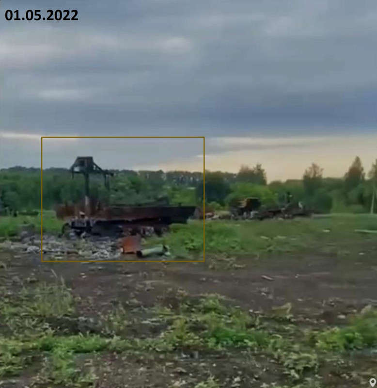 1059 9T452 transloader for BM-27 'Uragan' MRL destr 01 05 22