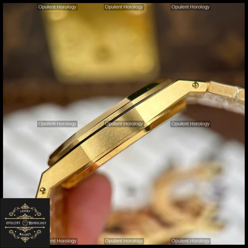 Audemars Piguet Royal Oak Jumbo Extra-Thin Openworked 16204 39mm Automatic Skeleton - Super Clone