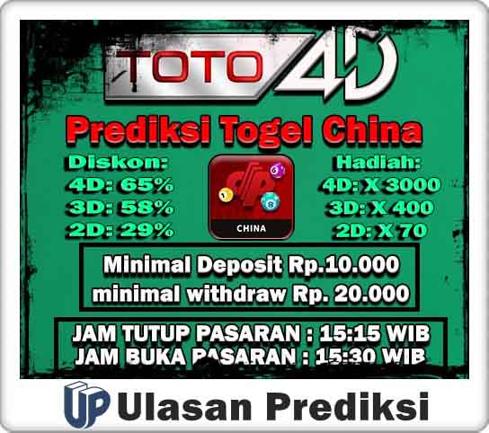 18+ Togel China 4d Prediksi Hari Ini