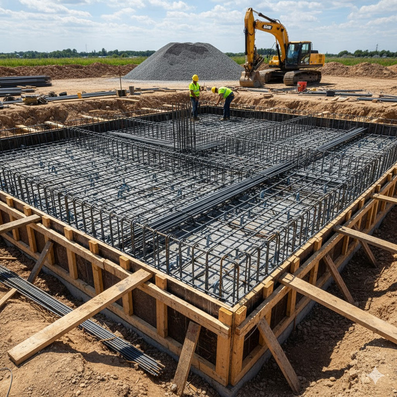 монолитный фундамент