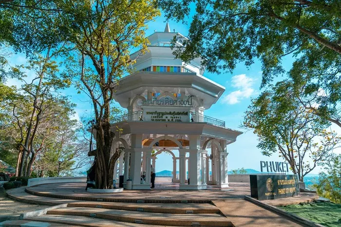 Beautiful View from Khao Rang Hill Viewpoint, Phuket Town
