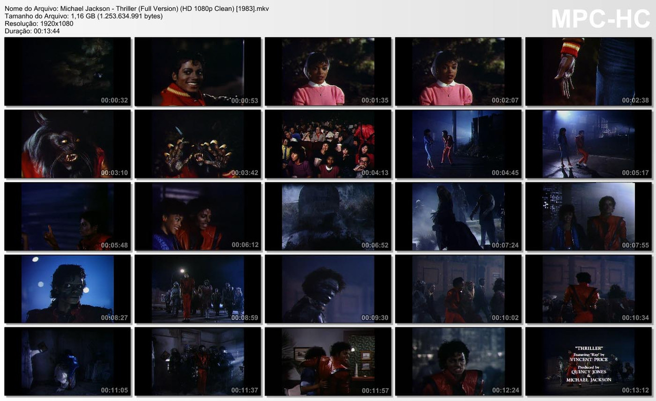 Michael Jackson - Thriller (Full Version) (HD 1080p Clean) [1983