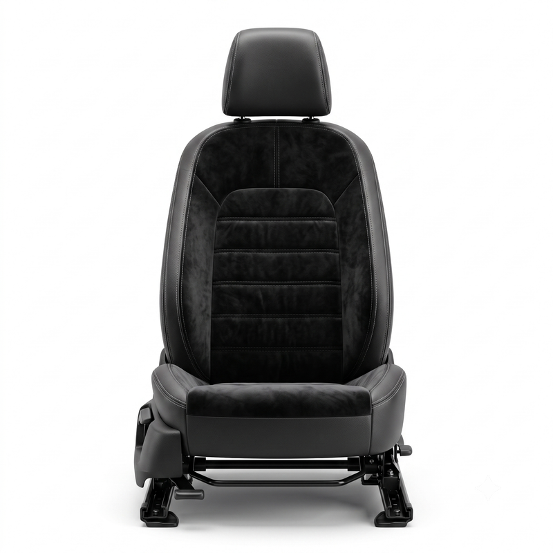 Solid Black Alcantara