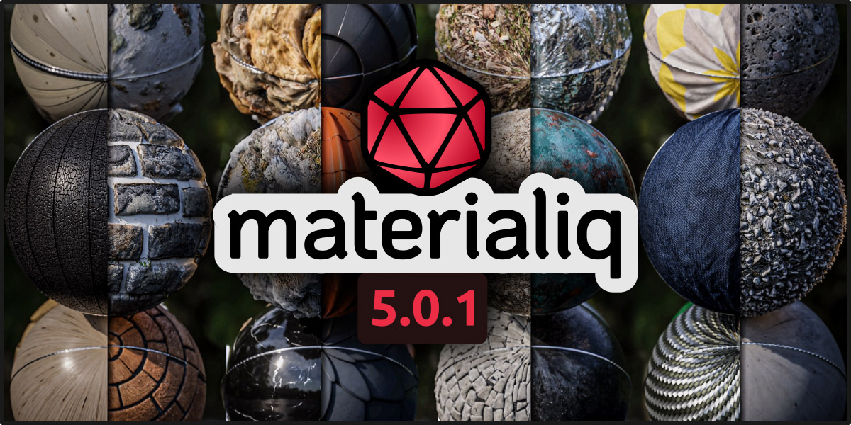 Blender material library materialiq latest version 2025 free daz