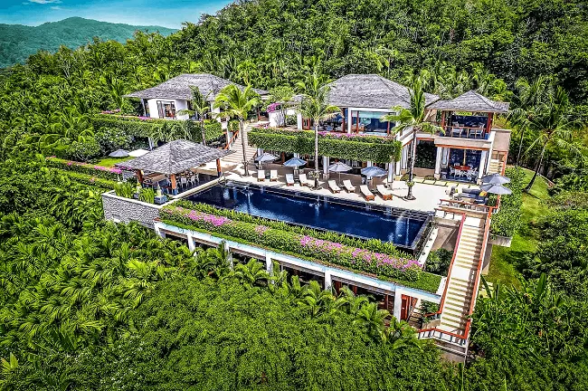 Phuket luxury hilltop villa with a magnificent jungle setting
