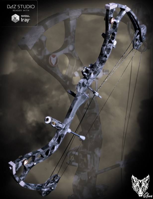 00 main cyber stealth compound bow daz3d