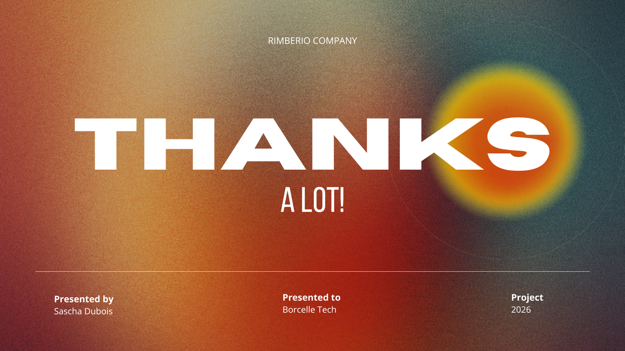 Orange and White Gradient Modern Business Project Presentation