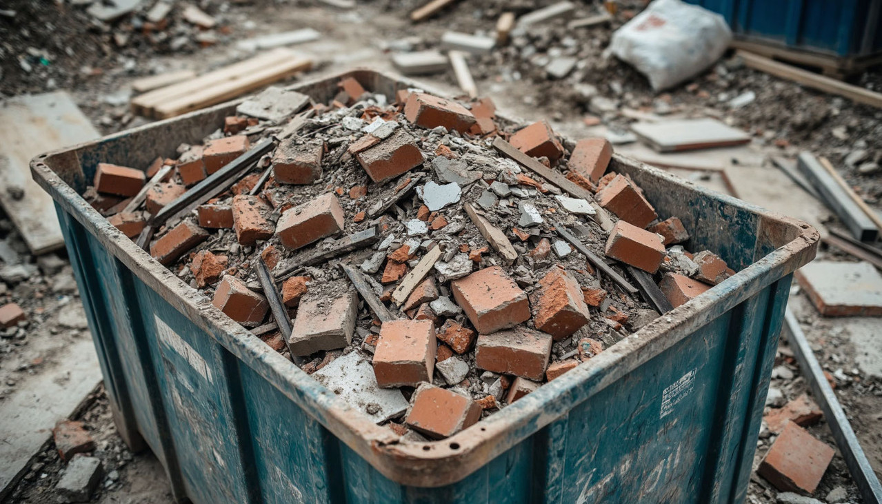 Вывоз мусора контейнер