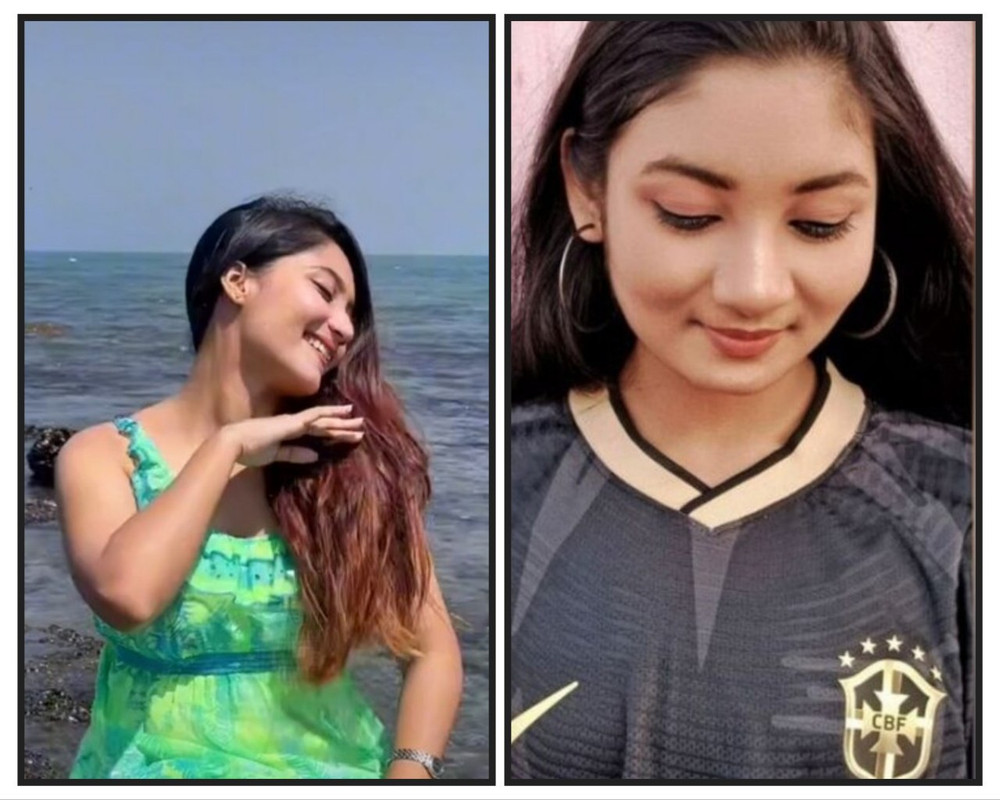 Desi girl flashing her boobs and pressing full nude