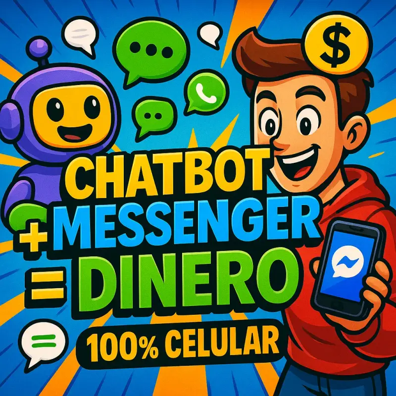Chatbot en WhatsApp Business y Facebook Messenger sin programar