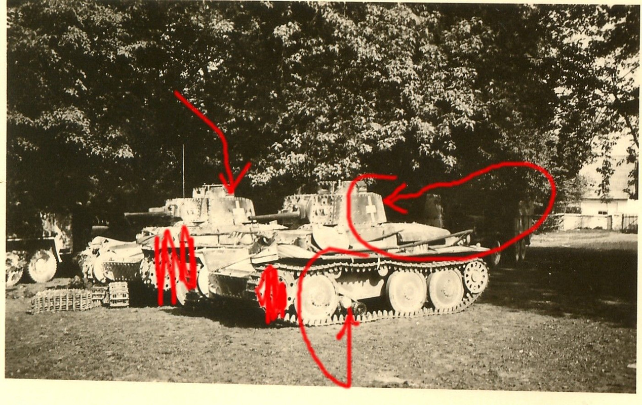 Polen Feldzug deutscher Panzer 38 T beschädigt L