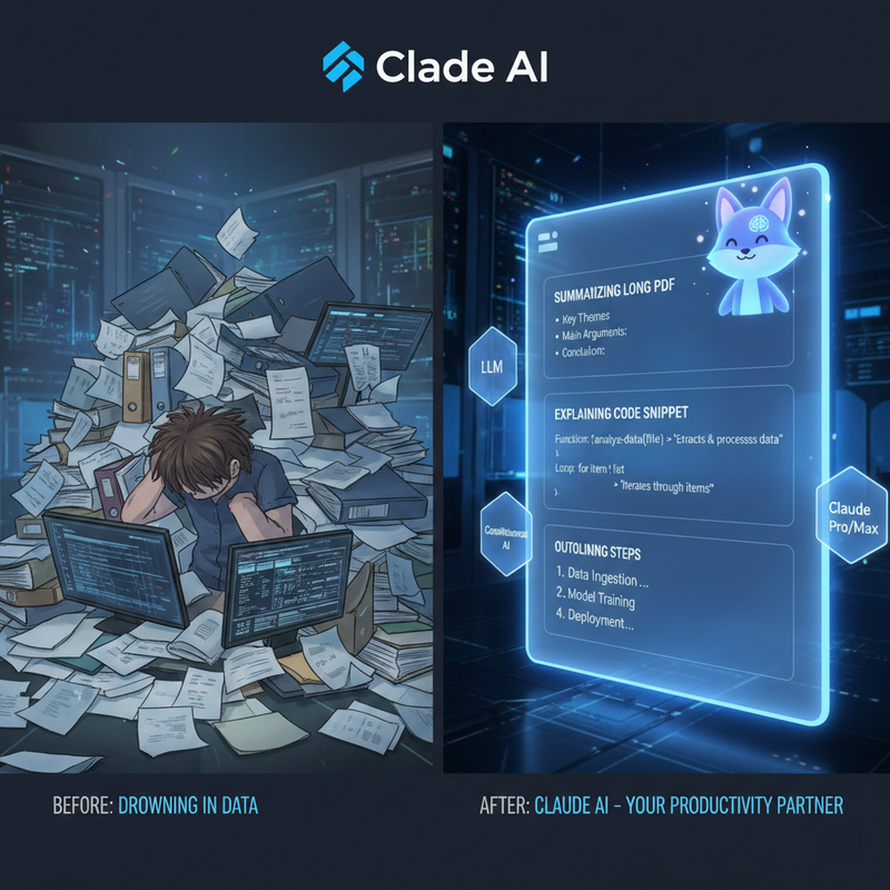 Comparison between messy data handling and Claude AI efficiency