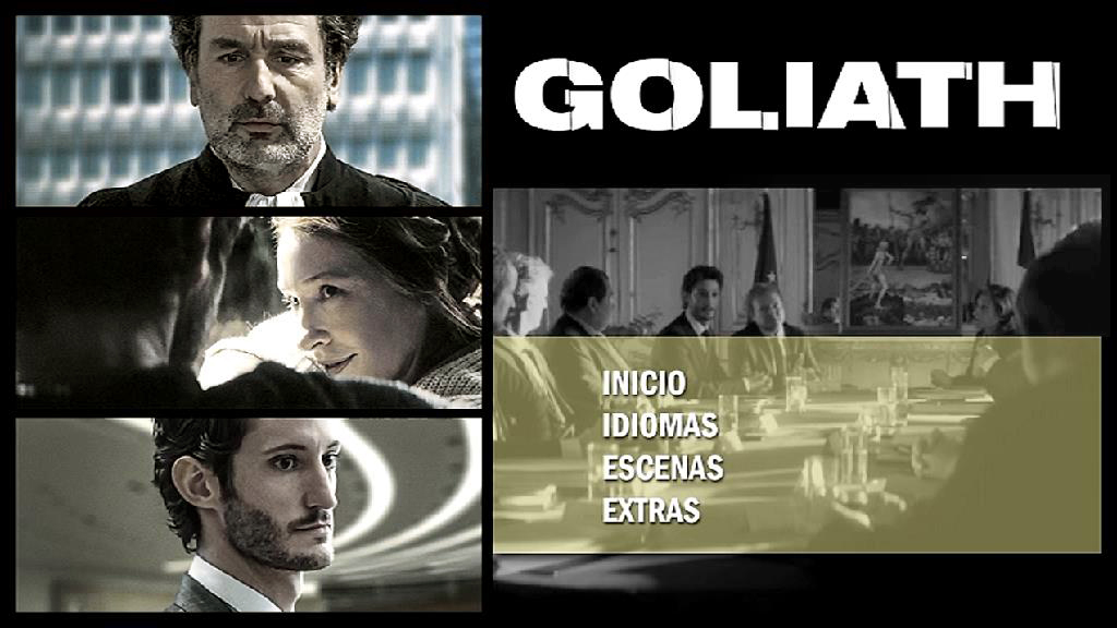 GOLIATH MENU - Goliath [2022] [Thriller, drama] [DVD9] [PAL] [Leng. ESP/CAT/FRA] [Subt. Español]