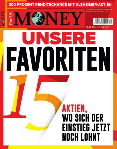 Cover: Focus Money Finanzmagazin No 24 vom 07  Juni 2023