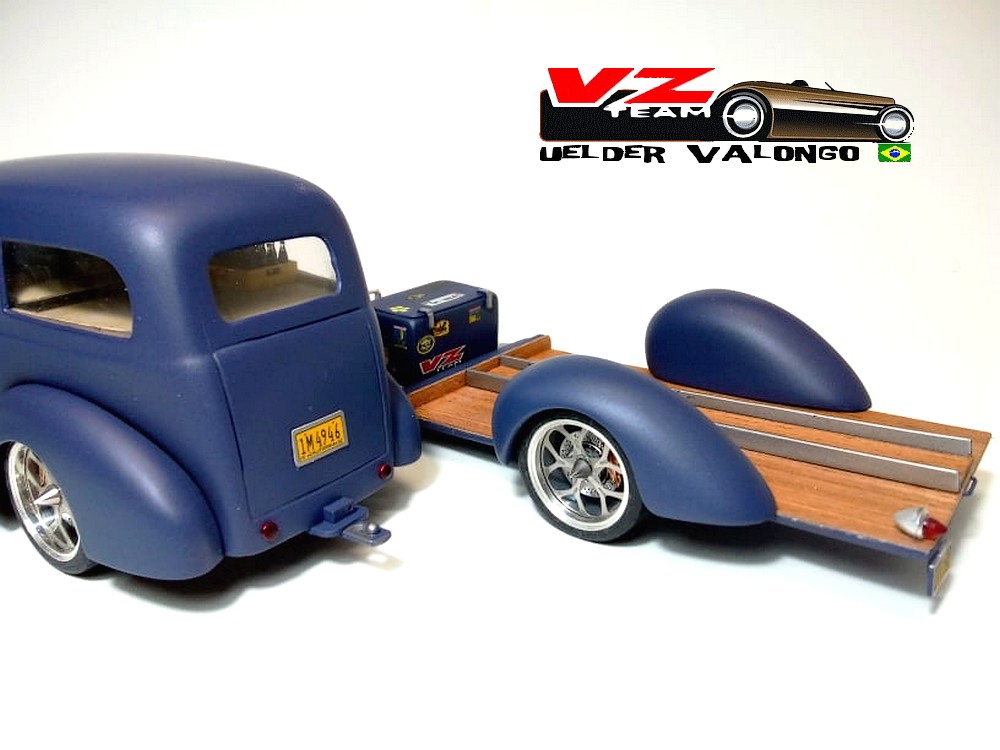 1940 Ford Wagon with scratch trailer - MADE IN BRAZIL 5