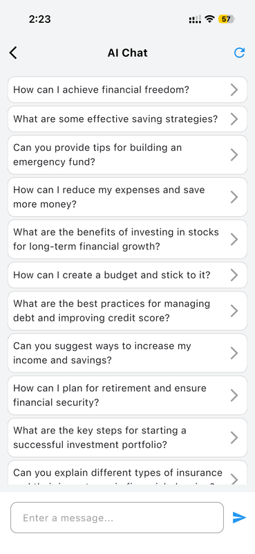 Curated AI Financial Question Library